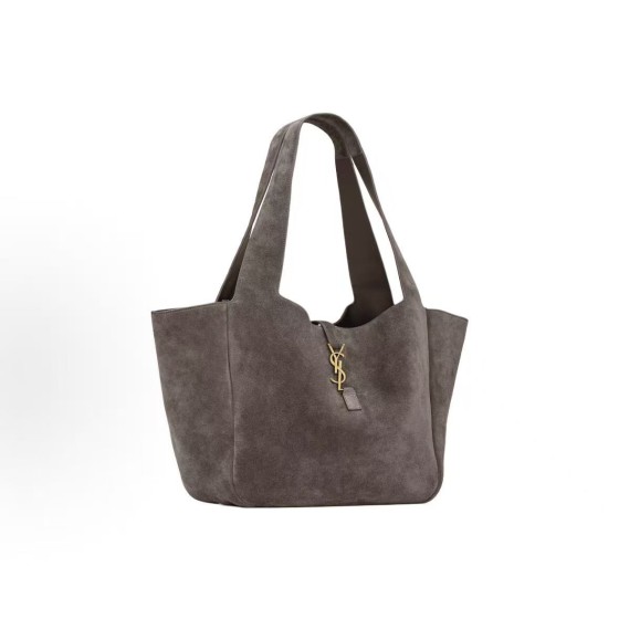 SAINT LAURENT YSL Le 5 A 7 BEA copper metal accessories Tote bag Tote bag Shopping bag Handbag Handbag Women\'s style grey